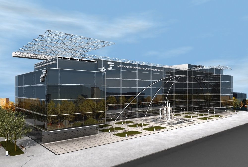 Edificio sede direcciones provinciales de la TGSS, INSS, ISM en San Sebasti&aacute;n